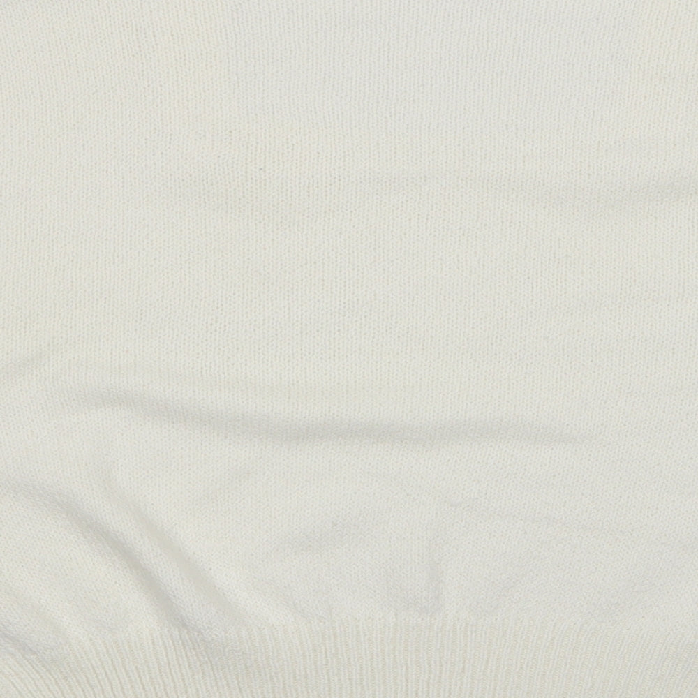 Canda Womens Ivory Pullover Jumper Size 10