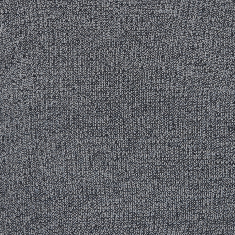 Avenue Mens Blue Herringbone Pullover Jumper Size M