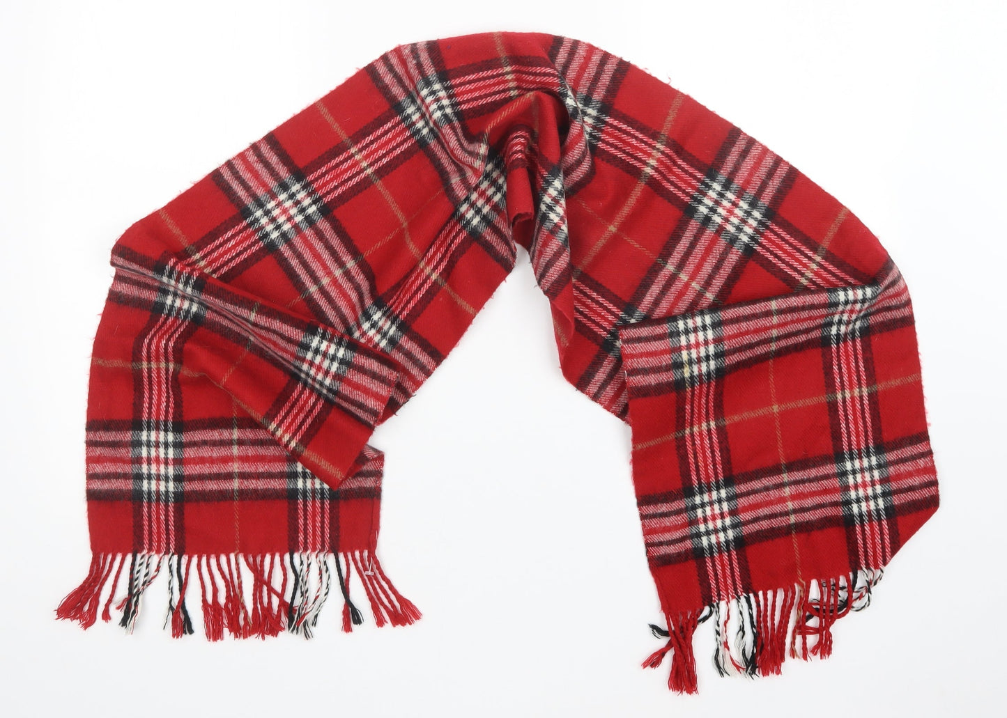 Preworn Unisex Multicoloured Plaid Scarf