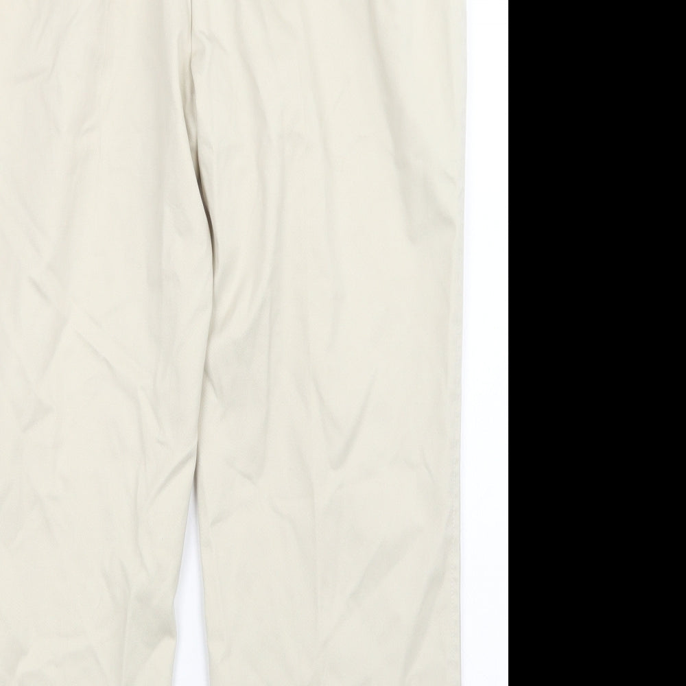 debe Womens Beige Chino Trousers Size 36 in L27 in