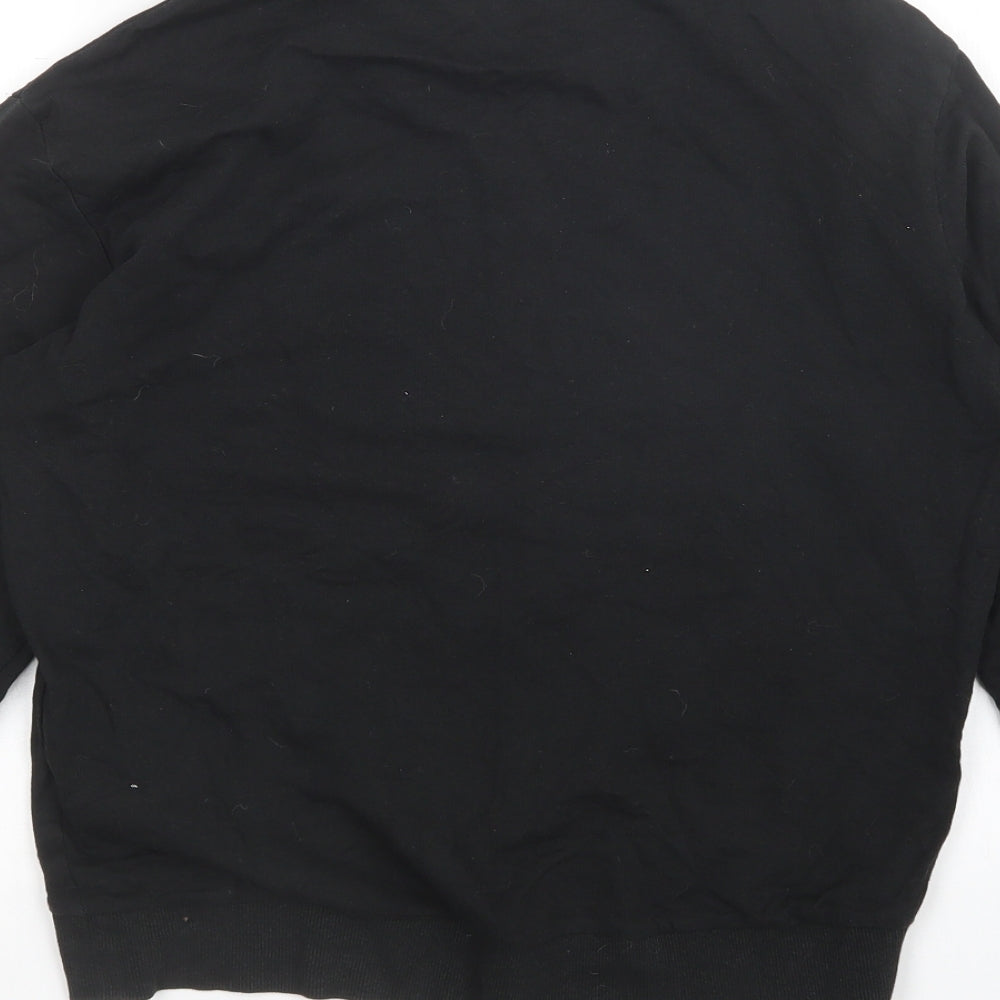 Divided Womens Black Pullover Sweatshirt Size XS