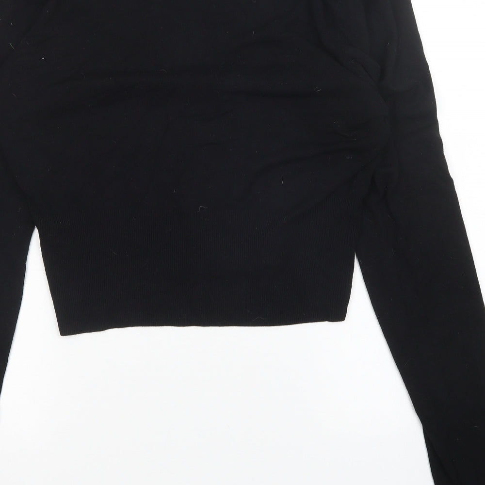 MK Womens Black Cardigan Jumper Size 16