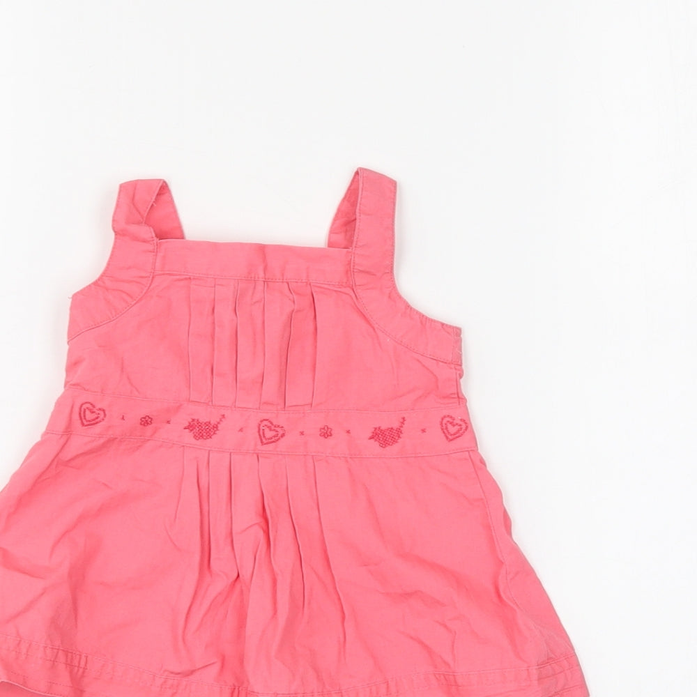 Little Rocha Girls Pink Tank Dress Size 0-3 Months