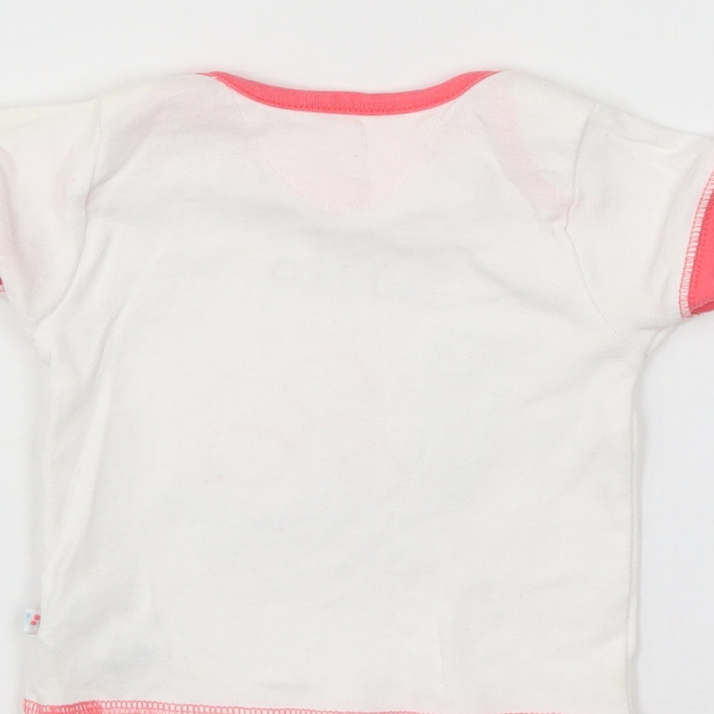 Mothercare Baby White Basic T-Shirt Size 3-6 Months