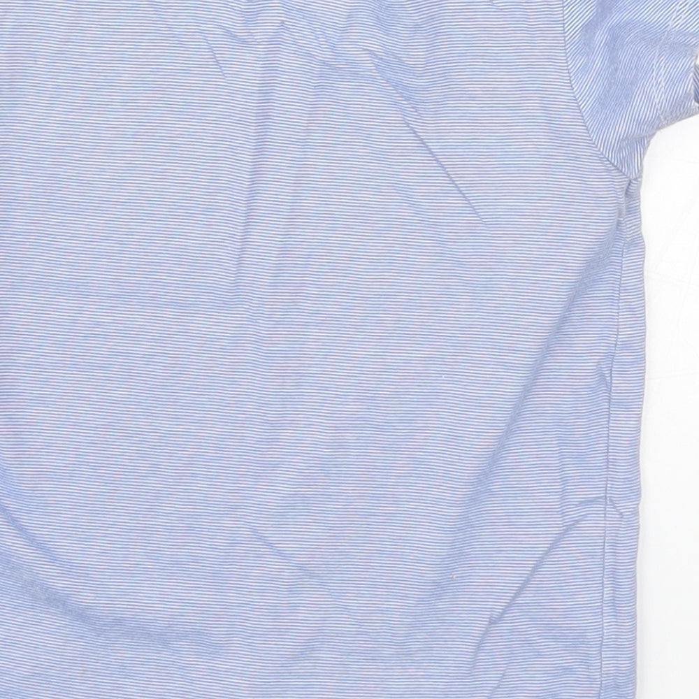 Primark Boys Blue Striped Basic T-Shirt Size 2-3 Years