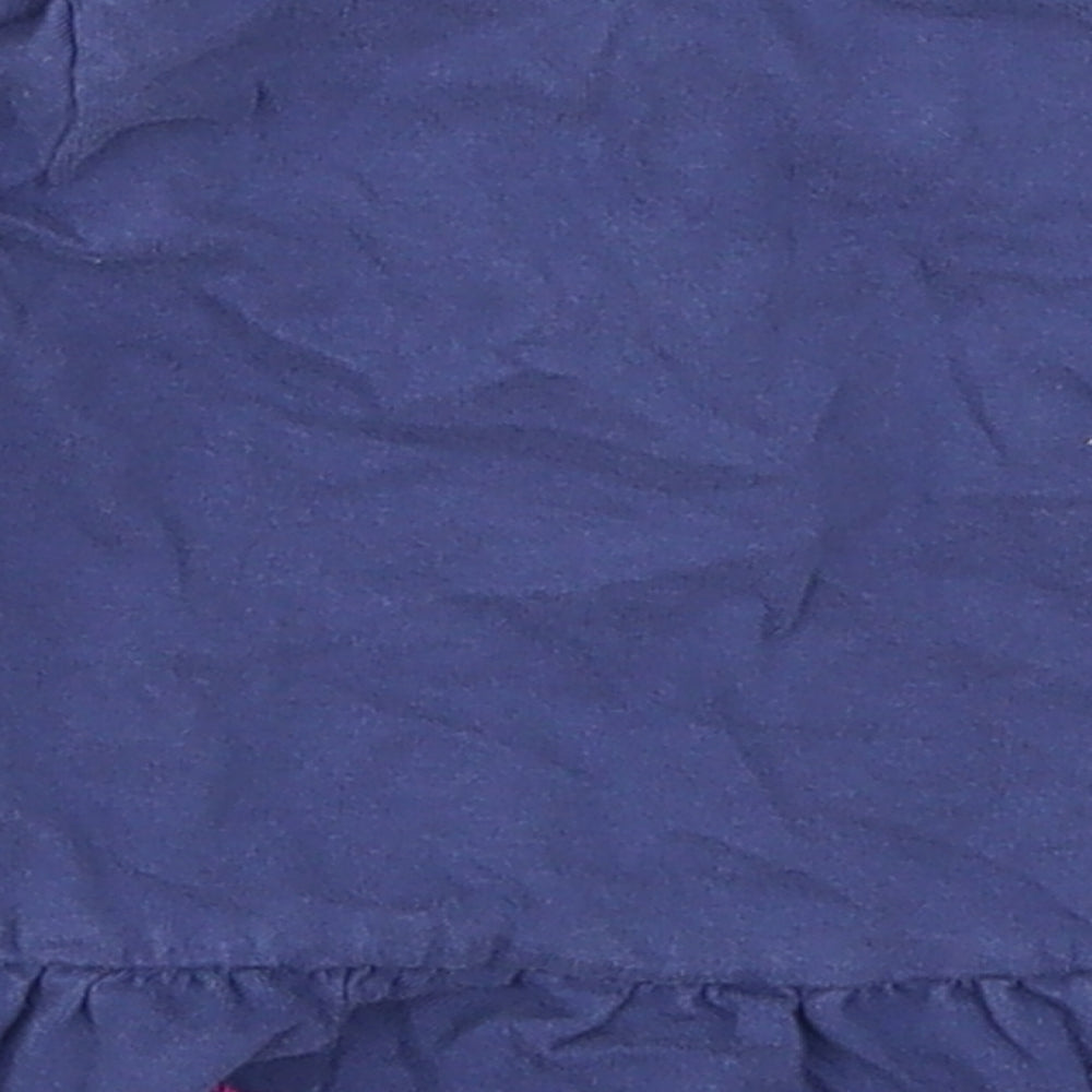 Marks & Spencer Girls Blue Basic T-Shirt Size 0-3 Months