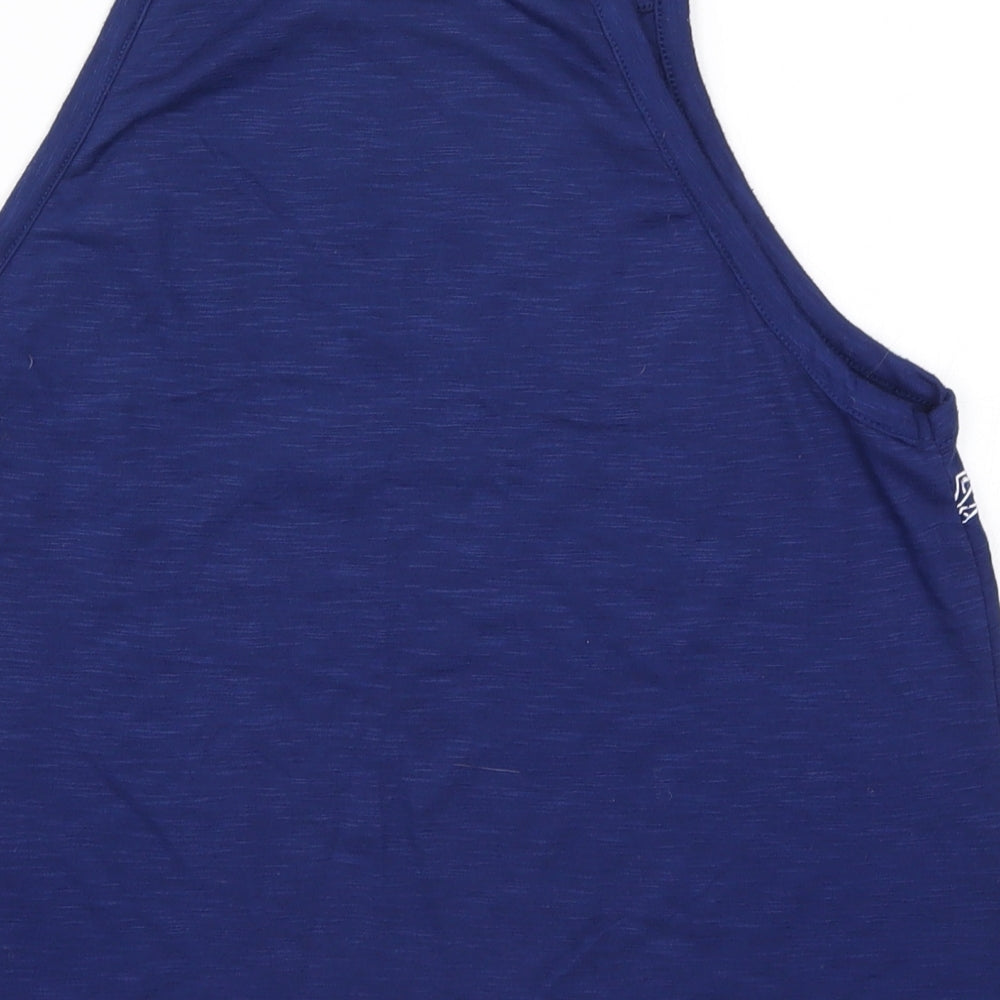 H&M Womens Blue Geometric Basic Tank Size M
