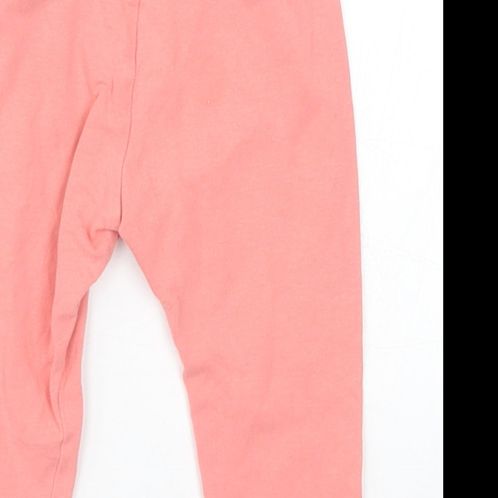 Mini Club Girls Pink Capri Leggings Size 9-12 Months