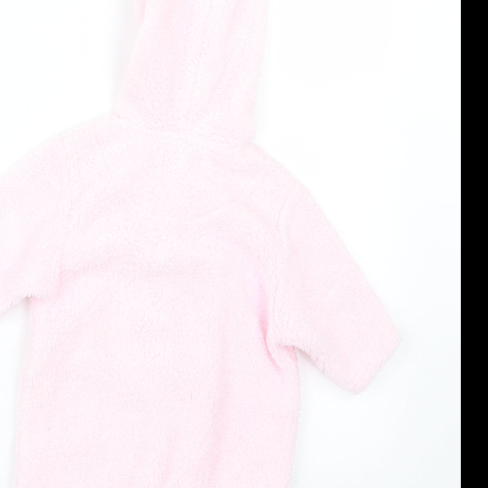 Earlydays Girls Pink Geometric Babydoll One Piece Size 0-3 Months