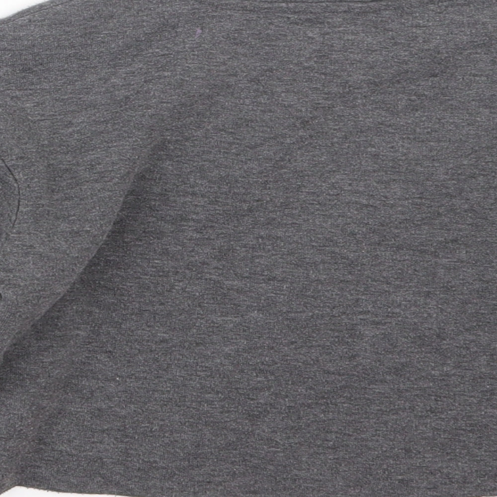 M&Co Girls Grey Pullover Jumper Size 5-6 Years
