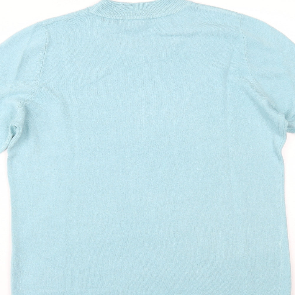 Bonmarché Womens Blue Basic Blouse Size 14