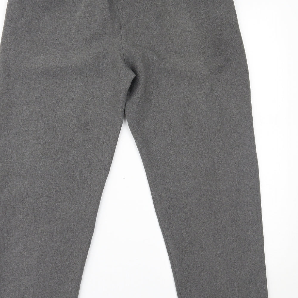 Editions Womens Grey Trousers Size 12 L24 in
