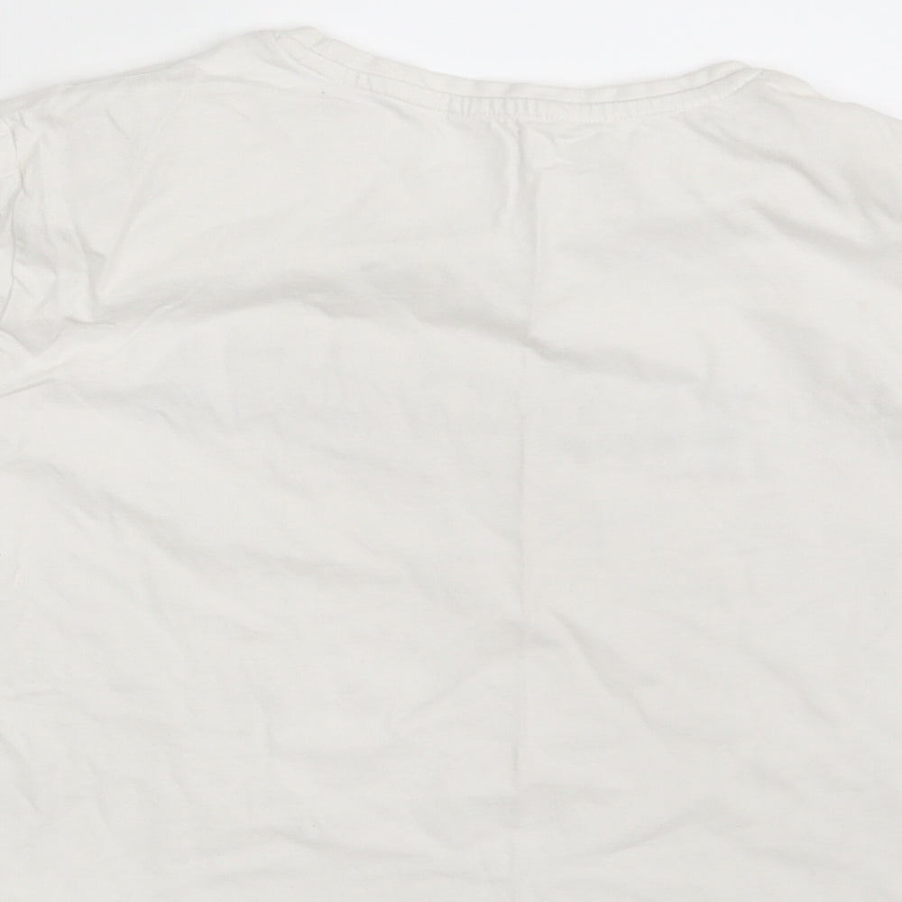 Matalan Girls White Basic T-Shirt Size 12 Years