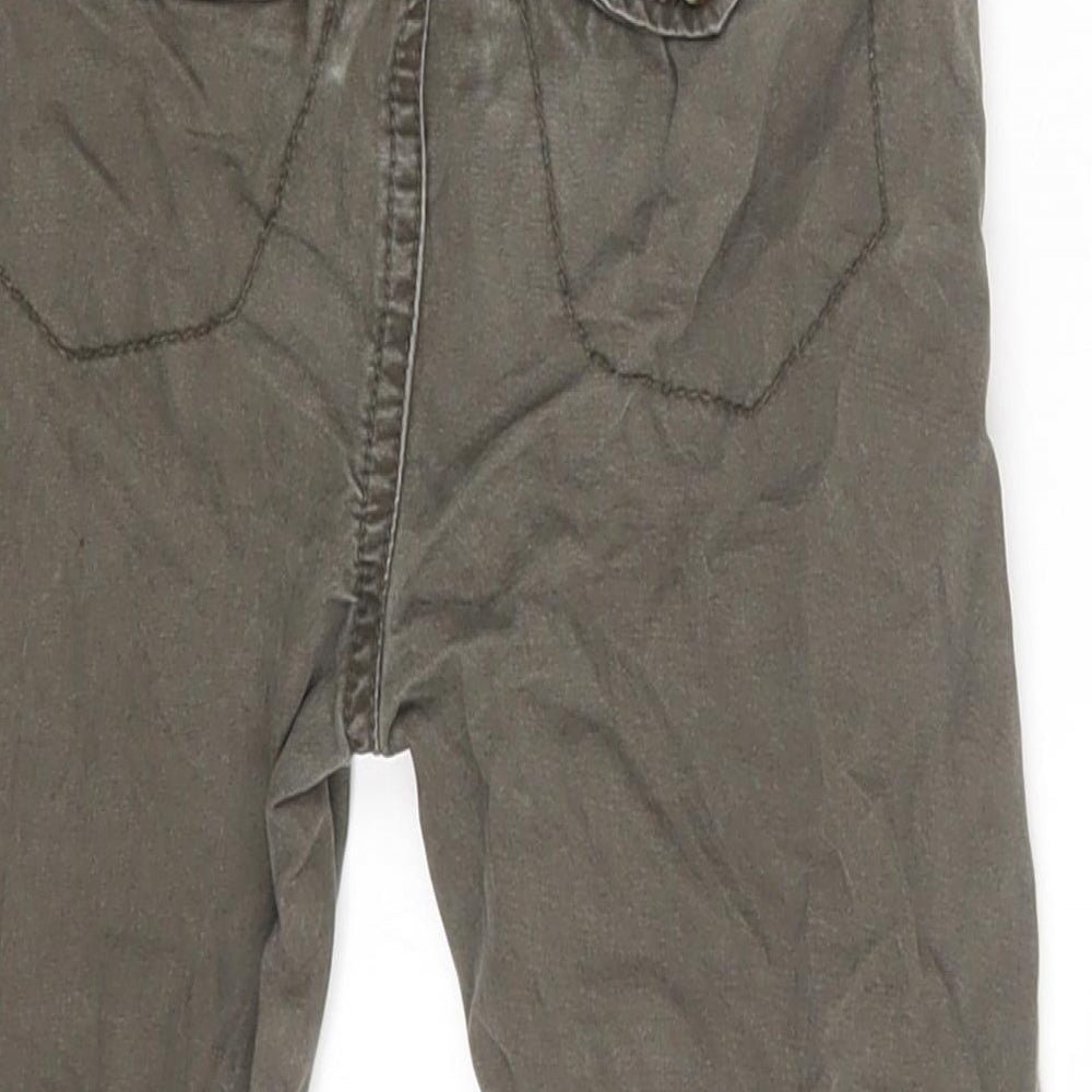 Matalan Boys Brown Cropped Trousers Size 12-18 Months - Waist 16in; Inside leg 12