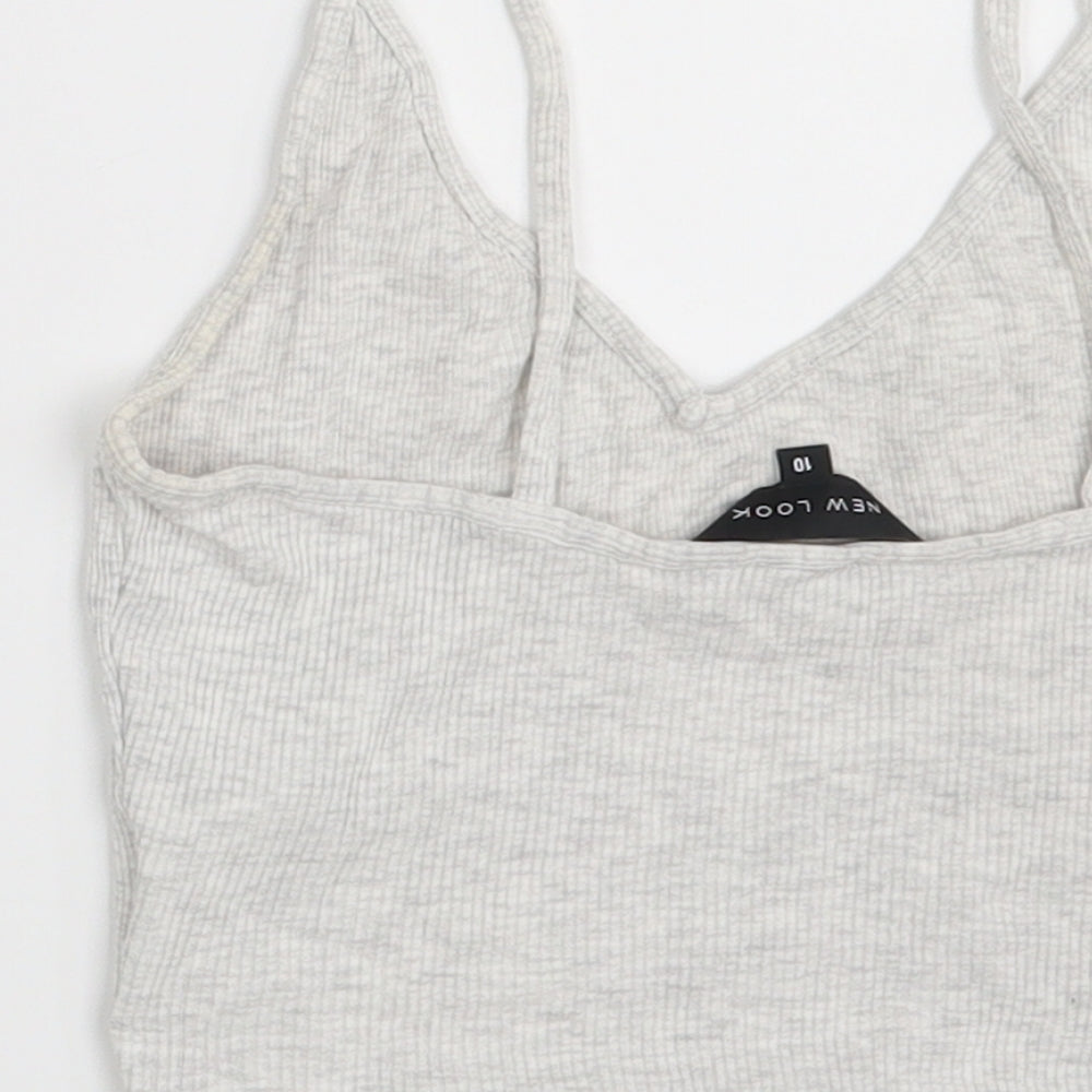 New Look Womens Grey Camisole Tank Size 10