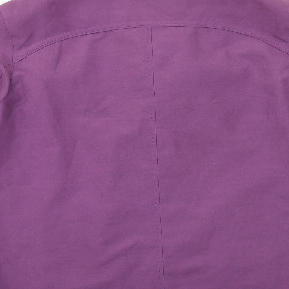 Papaya Womens Purple Overcoat Coat Size 14