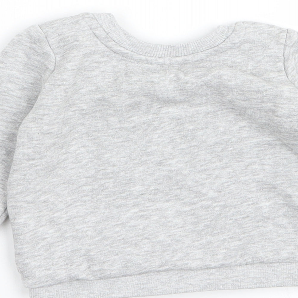 Matalan Boys Grey Pullover Jumper Size 0-3 Months
