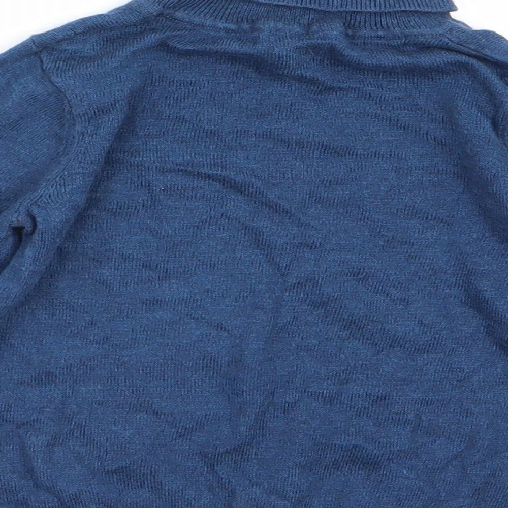 babyk Girls Blue Basic T-Shirt Size 9-12 Months