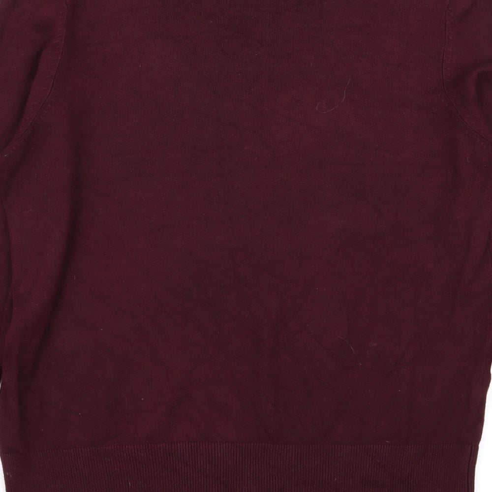 F&F Womens Red Pullover Jumper Size 12