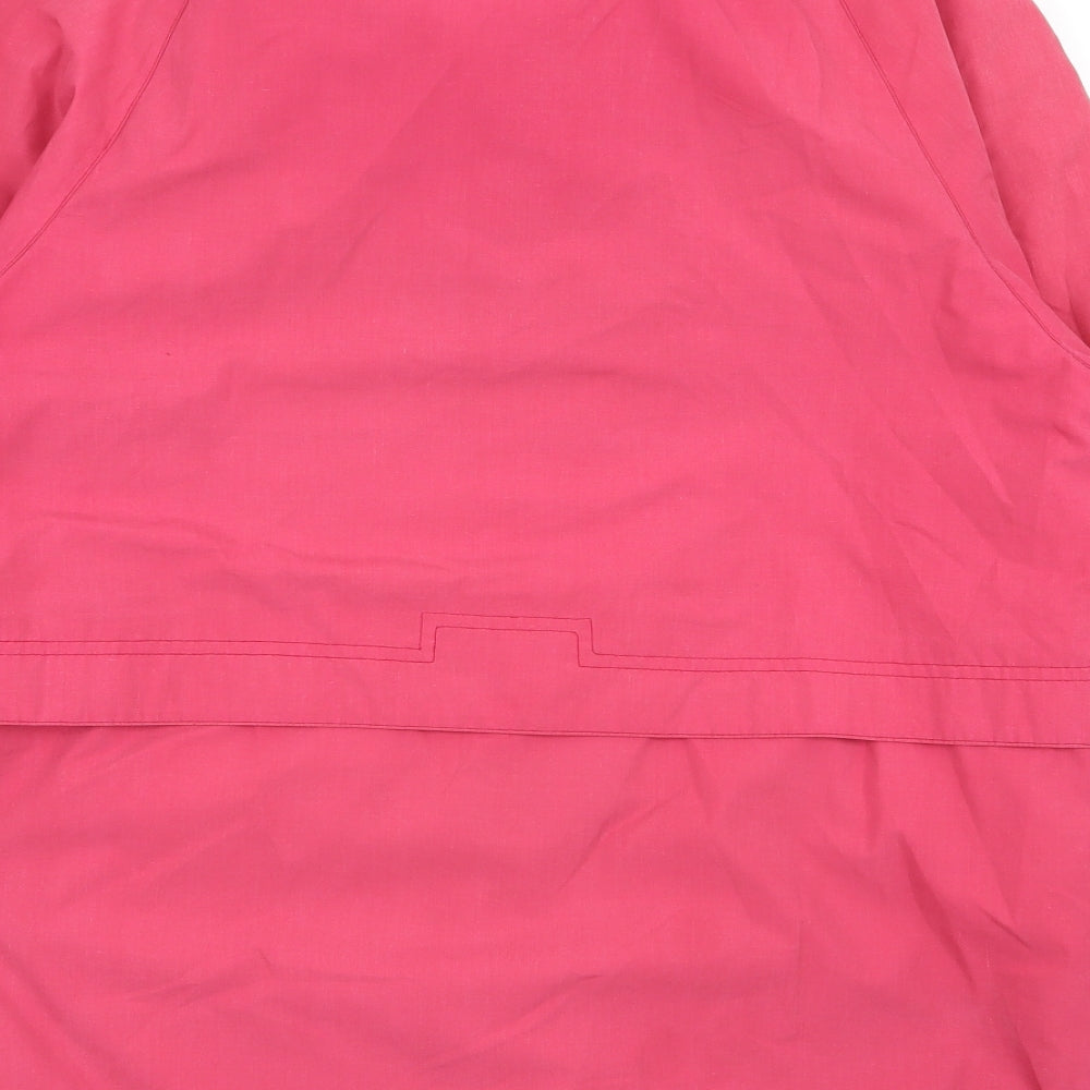 telemac Womens Pink Overcoat Coat Size S
