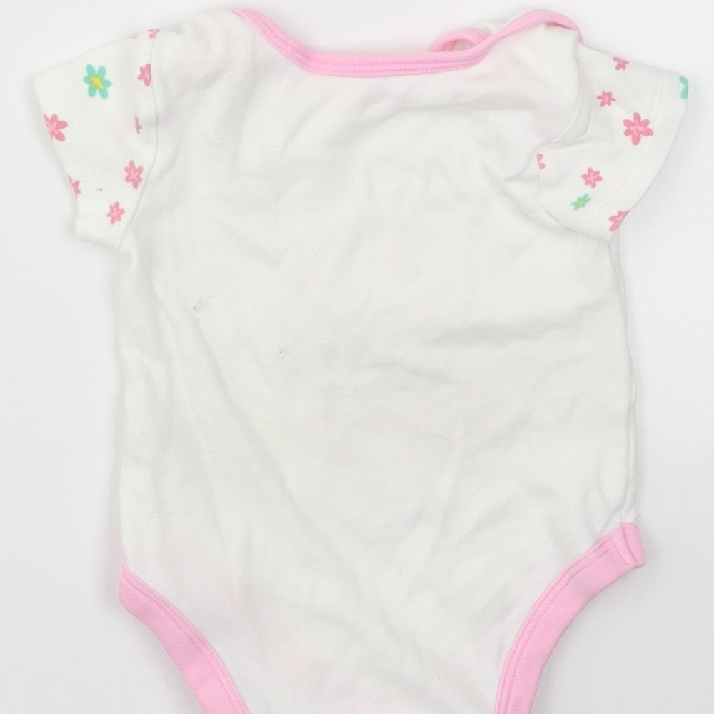 MY FIRST Baby White Catsuit One-Piece Size 6-9 Months