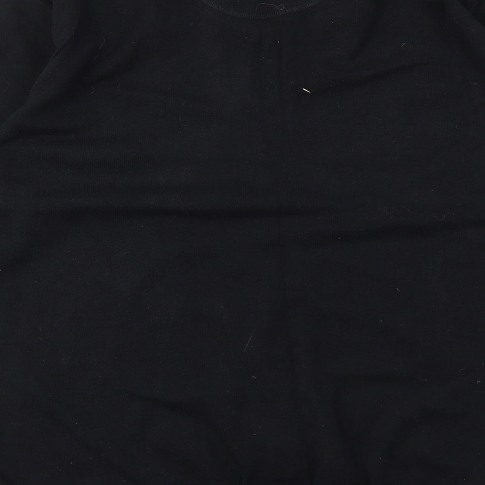 Aspen&Court Mens Black Pullover Sweatshirt Size L