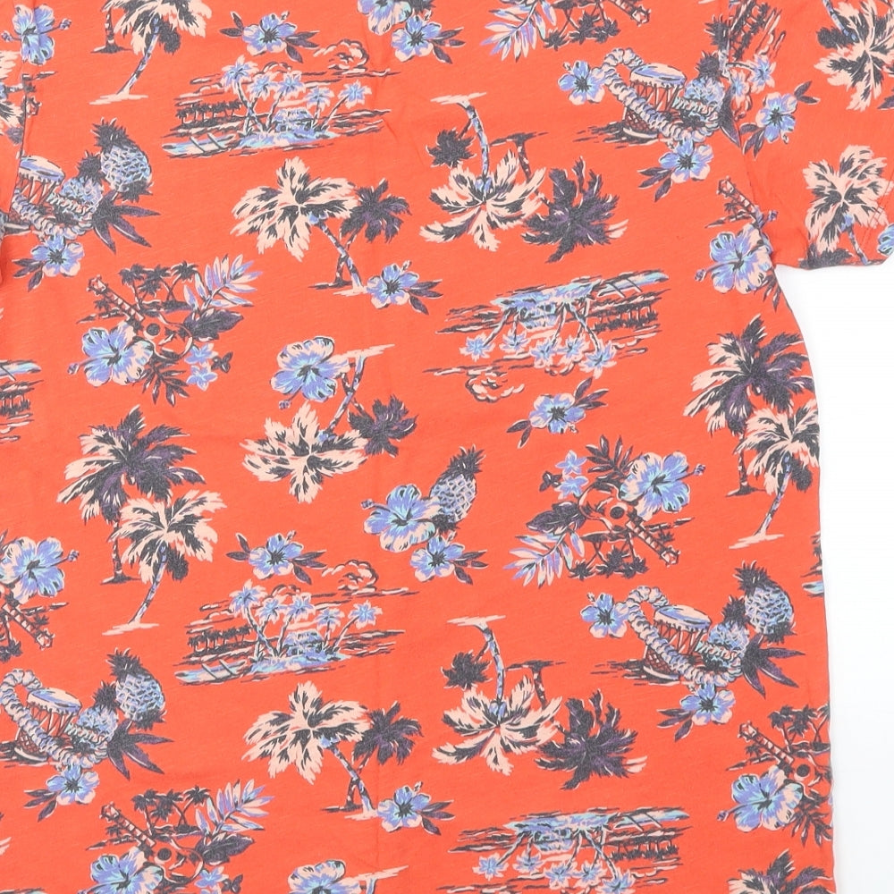 Primark Boys Multicoloured Floral Basic T-Shirt Size XS