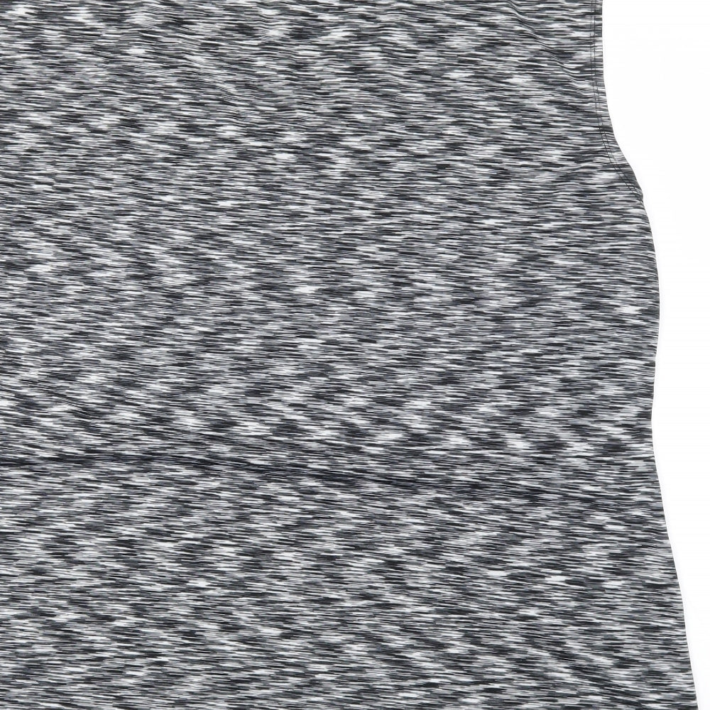 Preworn Womens Grey Basic T-Shirt Size 2XL