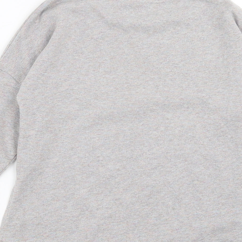 NEXT Girls Grey Pullover Sweatshirt Size 10 Years - unicorn