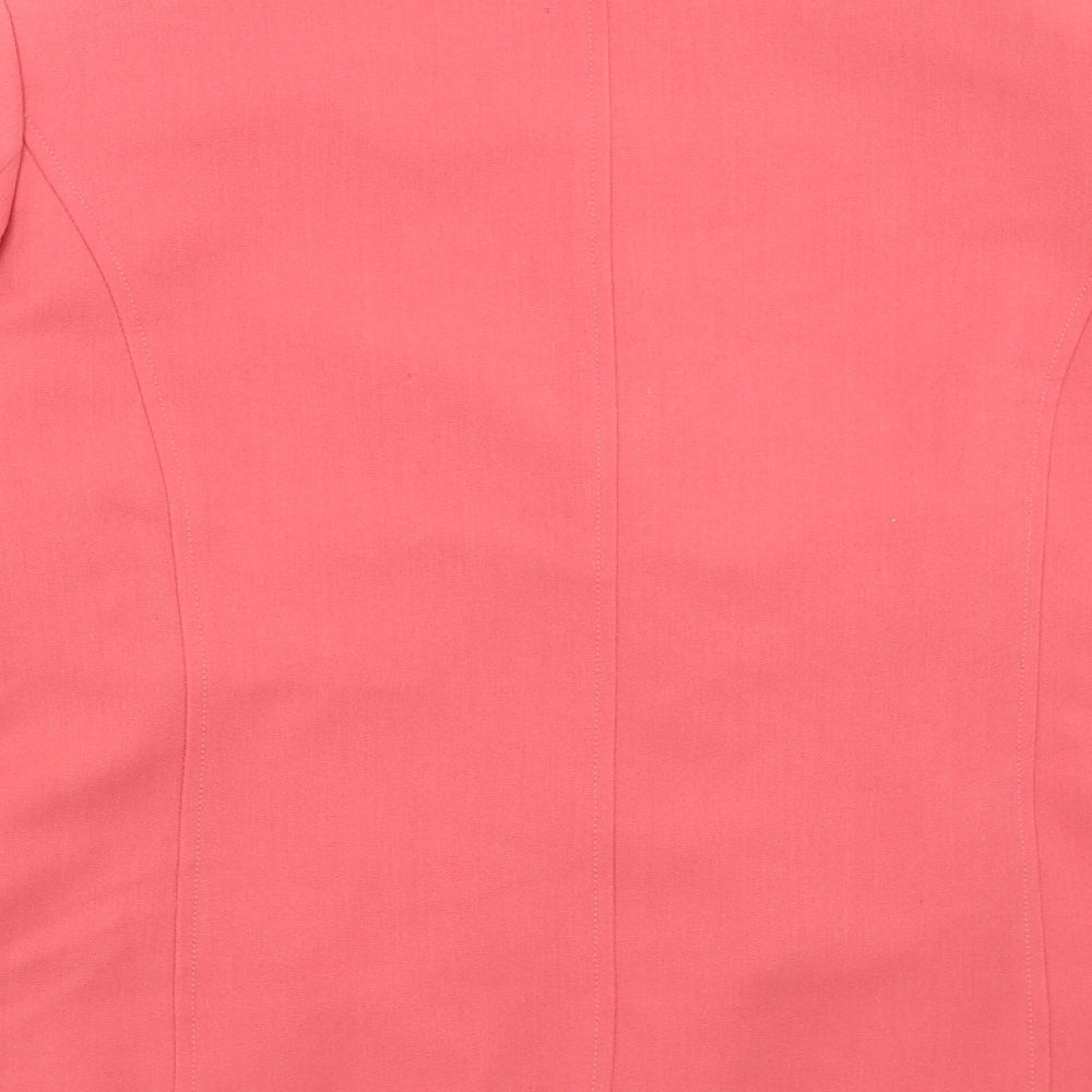 Essential Collection Womens Pink Jacket Suit Jacket Size 14