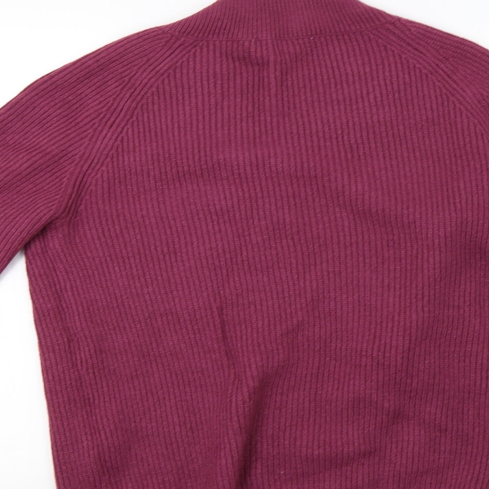 NEXT Womens Purple Knit Pullover Sweatshirt Size M