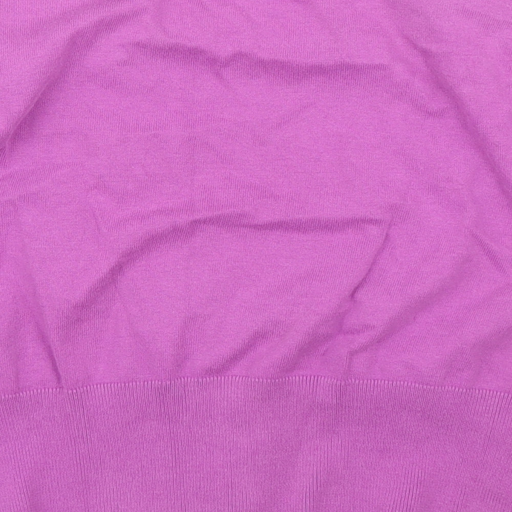 Monsoon Womens Purple Cardigan Jumper Size 14