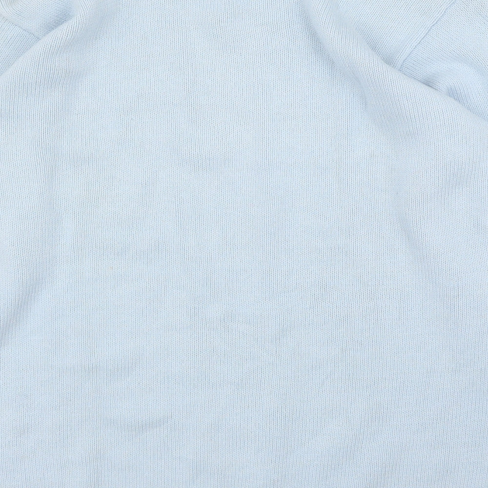 Jumper Womens Blue Floral Pullover Jumper Size S