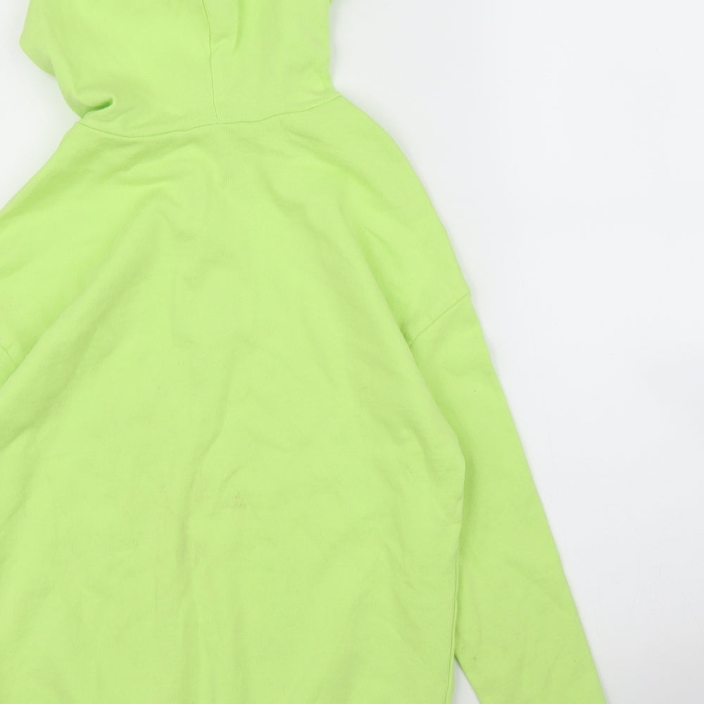 SheIn Girls Green Pullover Hoodie Size 11 Years