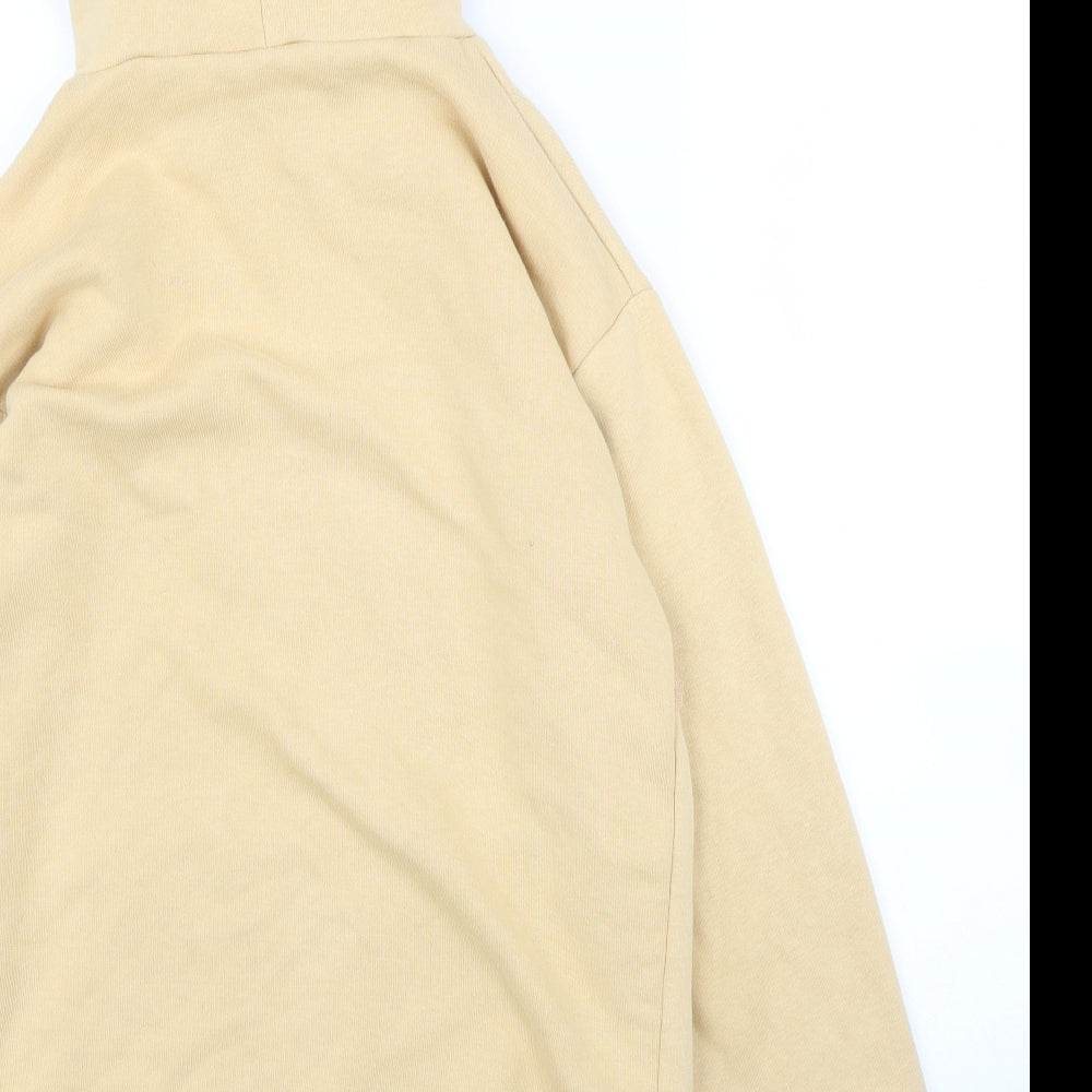 Nasty Gal Womens Beige Pullover Hoodie Size 6