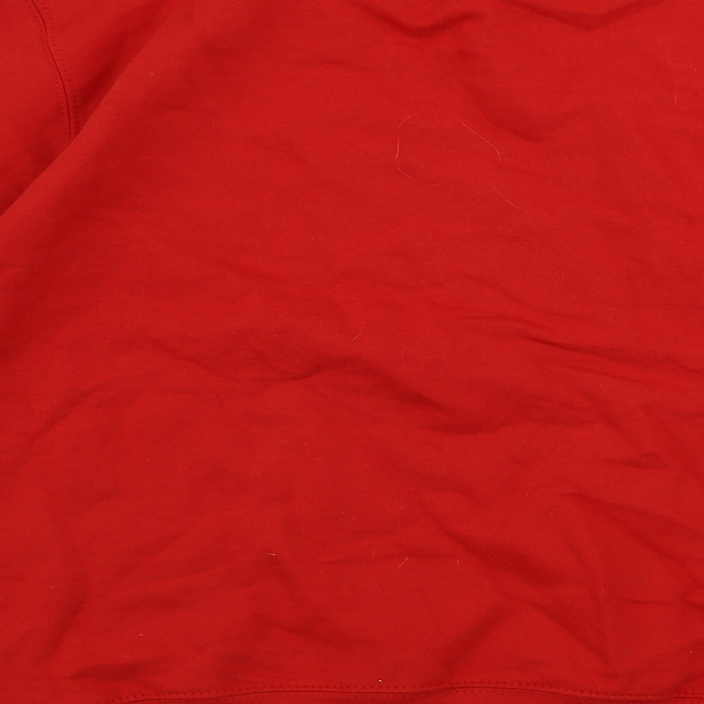 AWD Womens Red Pullover Jumper Size S
