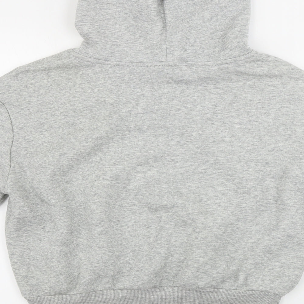 H&M Womens Grey Pullover Hoodie Size S