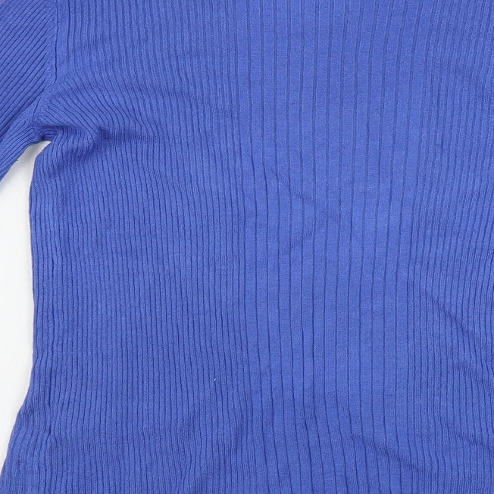 Marks and Spencer Womens Blue Pullover Jumper Size 10