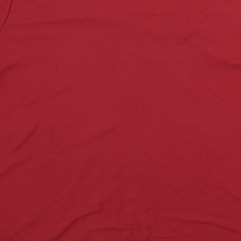 Giglio Rosso Womens Red Basic Blouse Size L