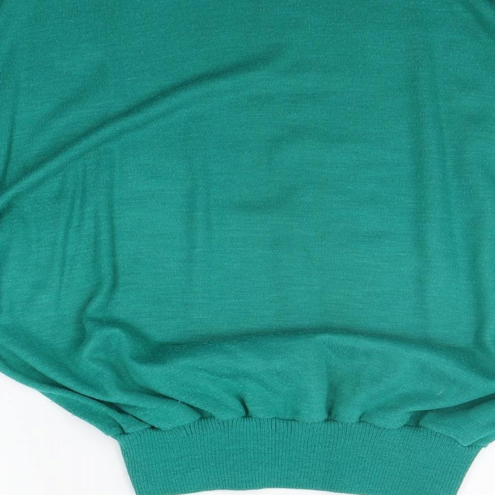 GREENWOODS Womens Green Pullover Jumper Size M