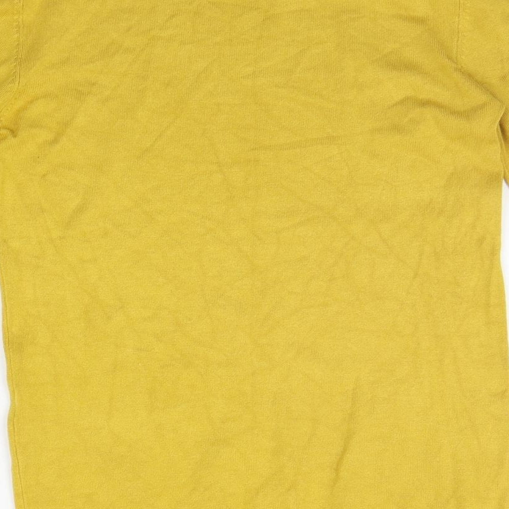 Stradivarius Womens Yellow Pullover Jumper Size M