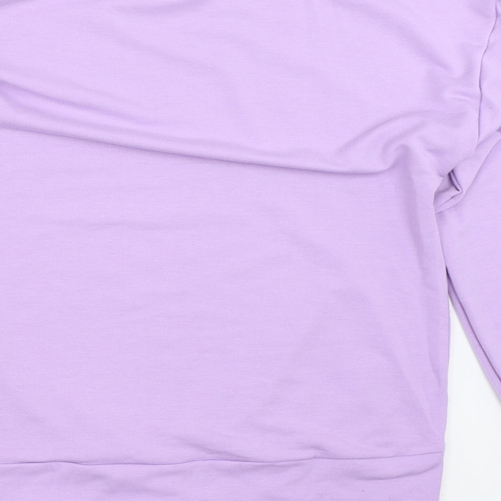 Preworn Womens Purple Pullover Sweatshirt Size S