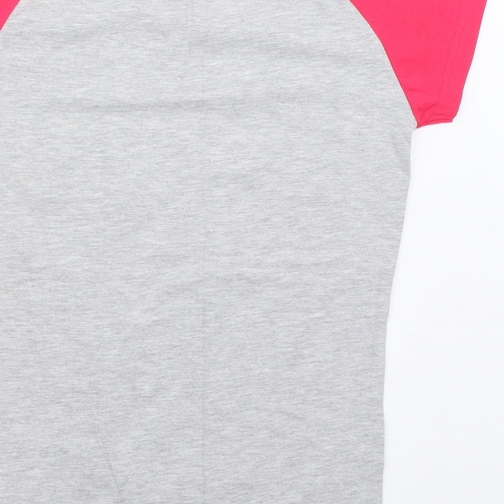 Reebok Girls Grey Basic T-Shirt Size 14 Years