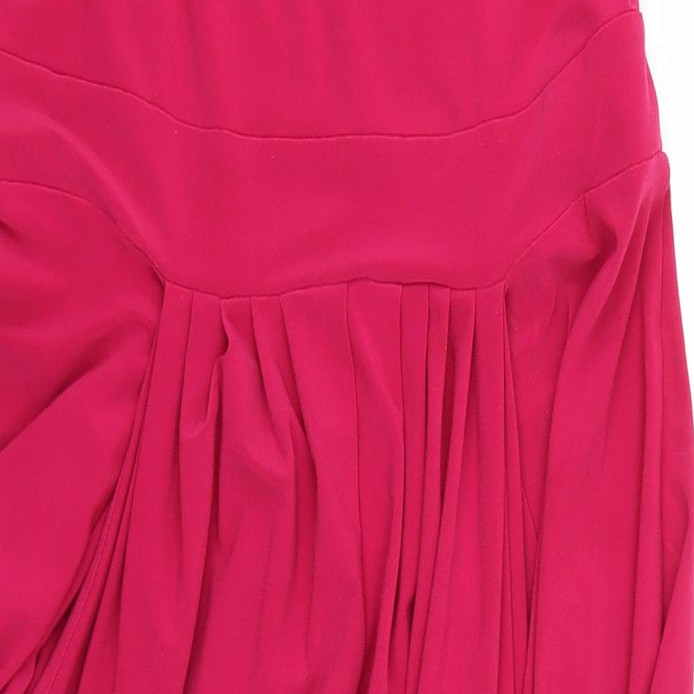 chianti Womens Pink Fit & Flare Size 12