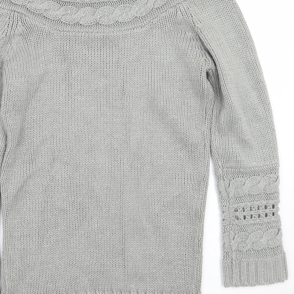 Primark Womens Grey Pullover Jumper Size 12