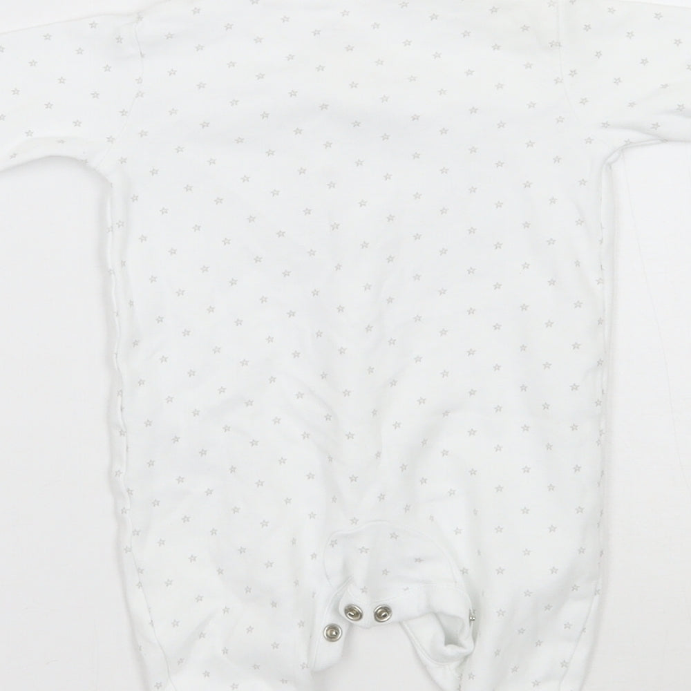 NEXT Baby White Geometric Babygrow One-Piece Size Newborn