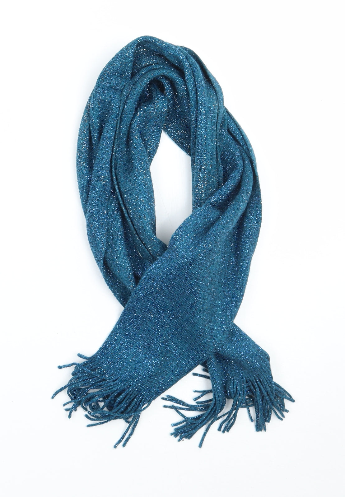 Preworn Womens Blue Scarf