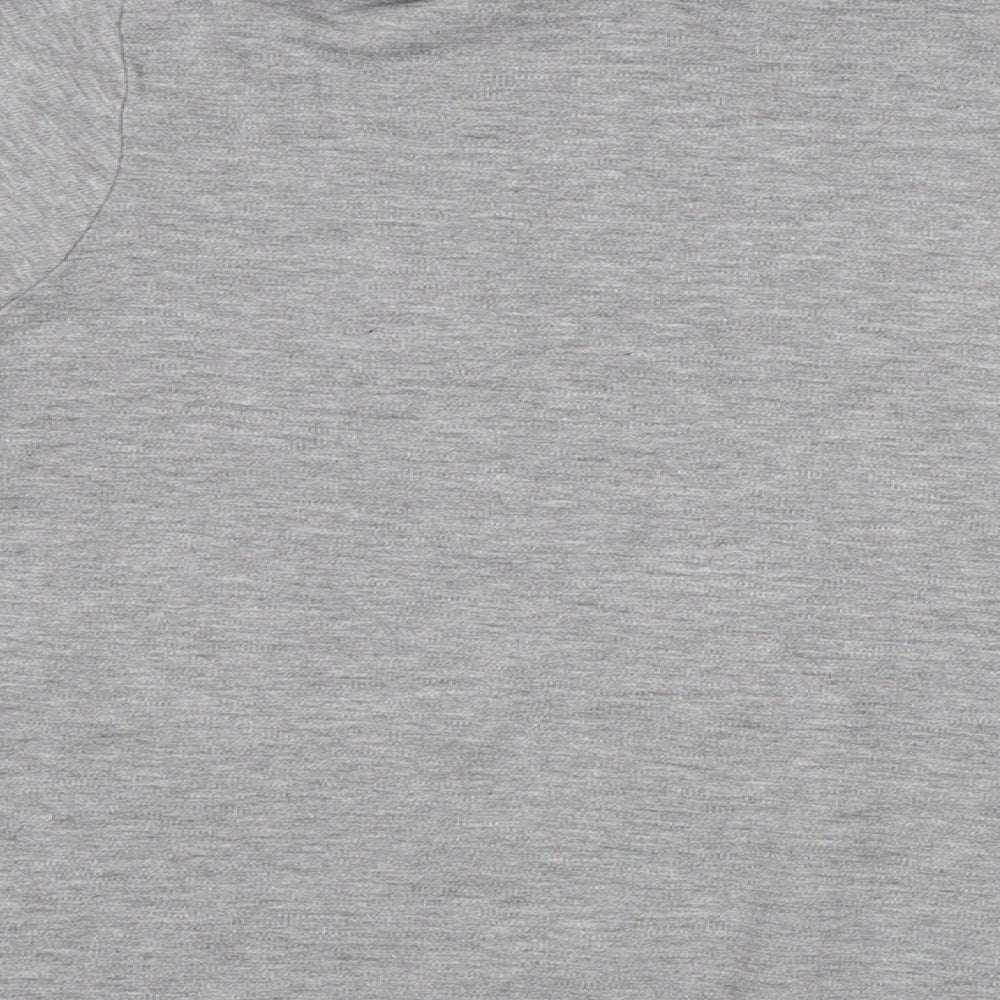 Isle Womens Grey Basic T-Shirt Size S