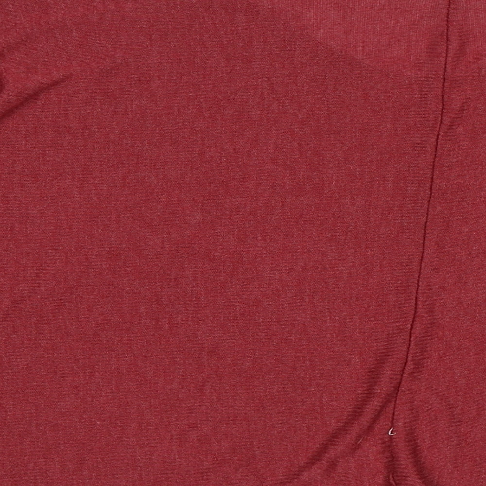 Preworn Womens Red Basic Blouse Size XL