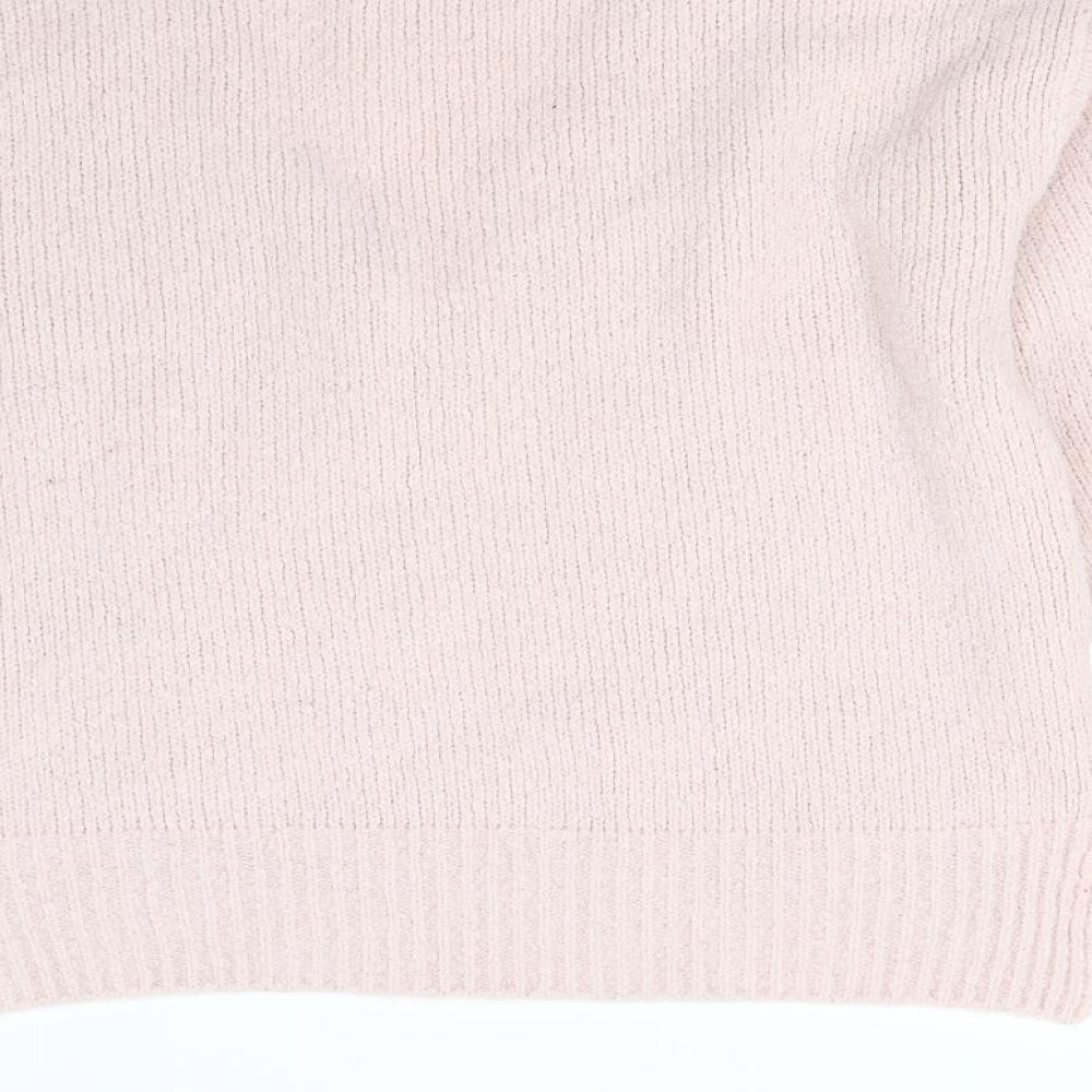 Next Womens Pink Knit Pullover Jumper Size 6